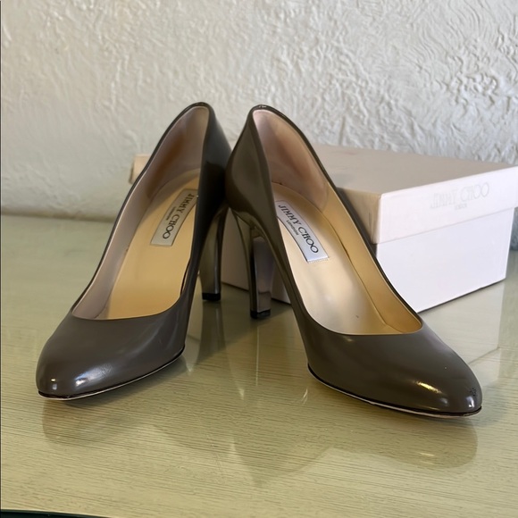 Jimmy Choo Gray High Heeled Pumps - Picture 1 of 10